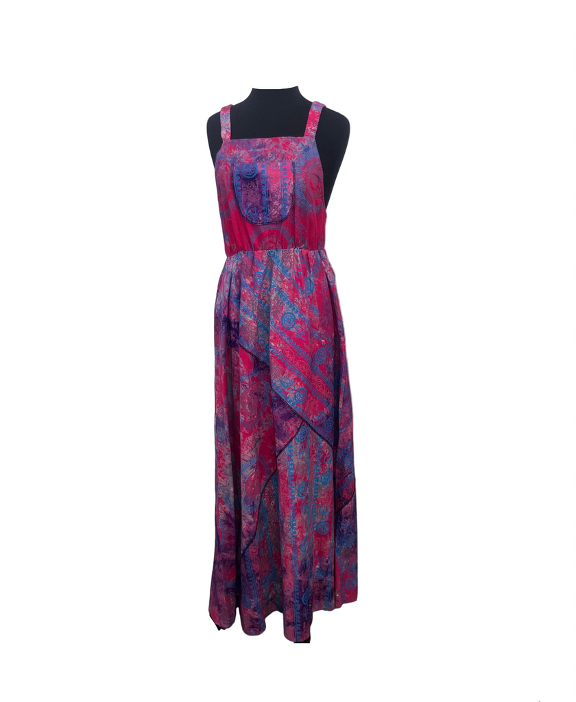 Pink & Purple Boho Maxi Dress – In The Black